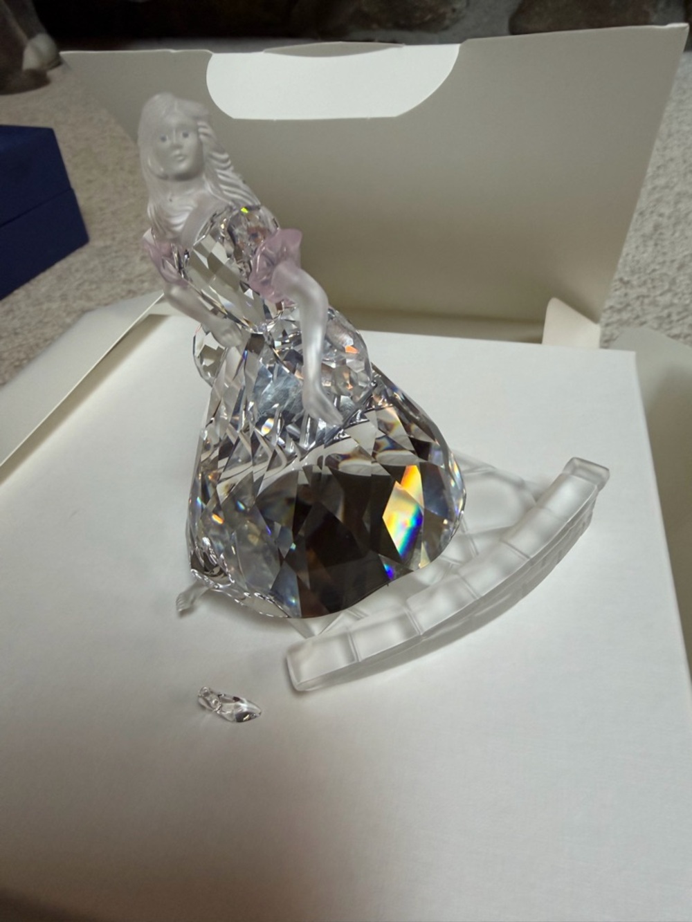 Swarovski Disney Cinderella 255108 Crystal Retired Set w/ Box and COA - Picture 2 of 7